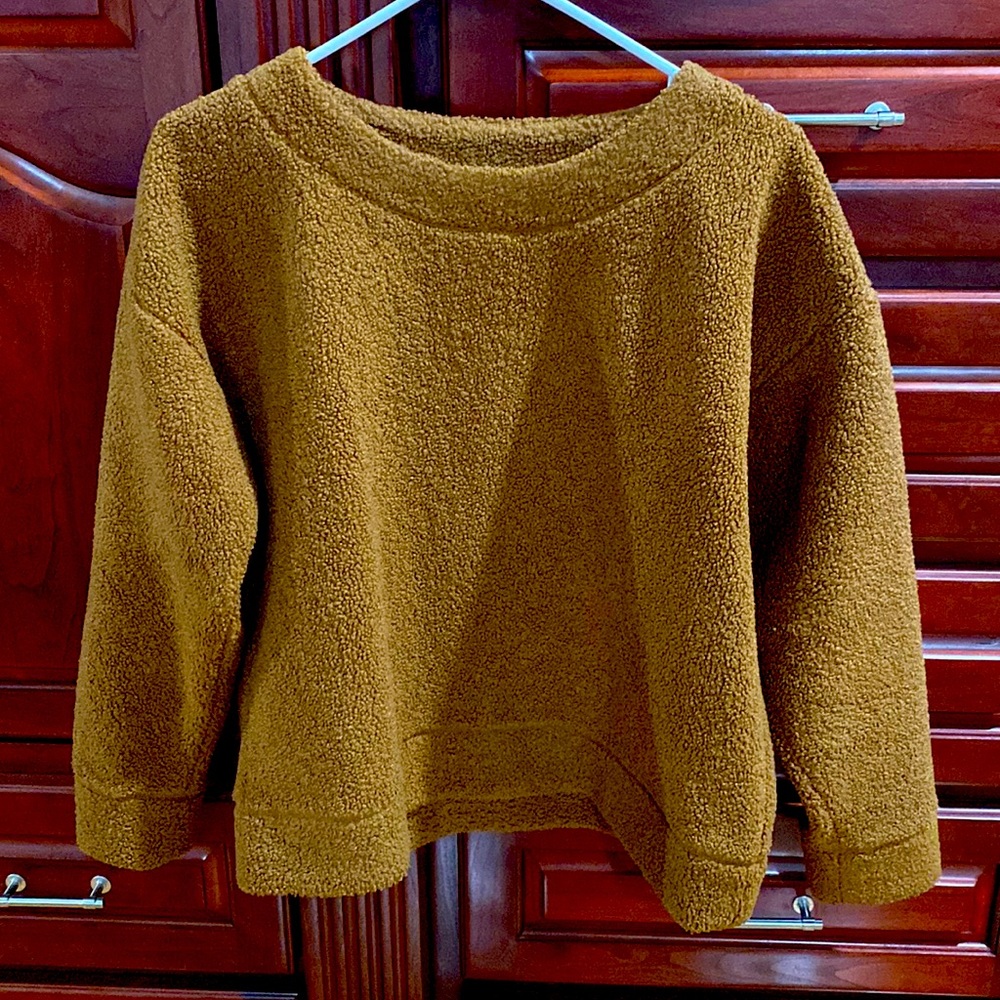 JCrew Teddy Bear and suede Size Small Shirt